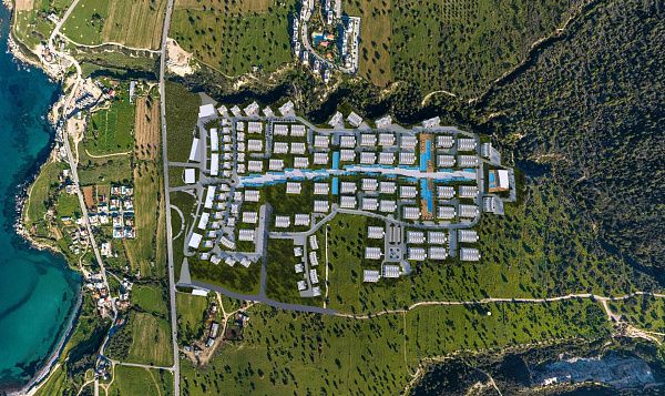 Студия 43 м2 в террасой 6м2 в комплексе у моря