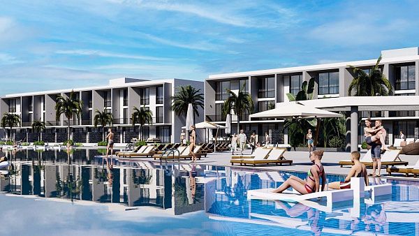 Квартира 3+1 Duplex (174 м2) с балконом  (29 м2) в новом комплексе в Боазе 