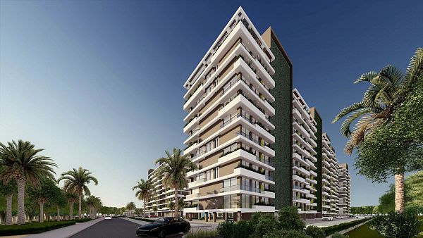 2-комнатные апартаменты 69 м2 с видом на море в 600 метрах от пляжа "Лонг бич"