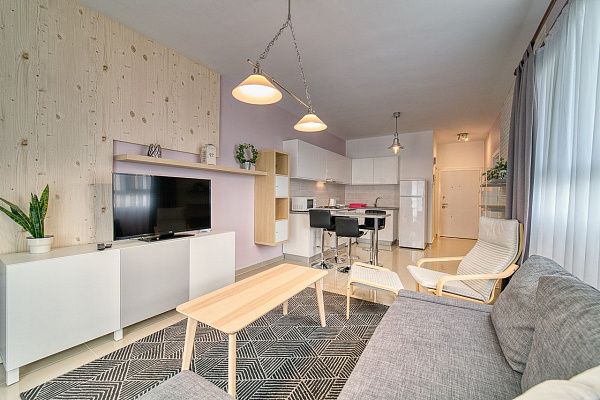 2-комнатные апартаменты 60 м2 + 11 м2 балкон В СПА-комплексе в 600 метрах от песчаного пляжа