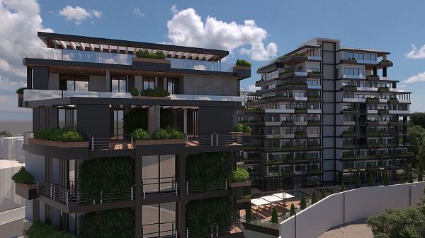 Квартира 3+1 (117м2  ) в роскошном современном комплексе в центре Кирении