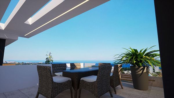 3-комнатный пентхаус loft 70 м2 с террасой на крыше 35 м2 с видами на море!