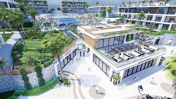 Студия penthouse 34 м2 с террасой на крыше 20 м2 в 350 метрах от моря!
