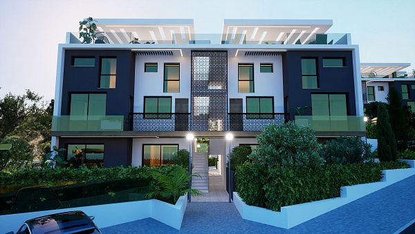3-комнатный пентхаус loft 70 м2 с террасой на крыше 35 м2 с видами на море!