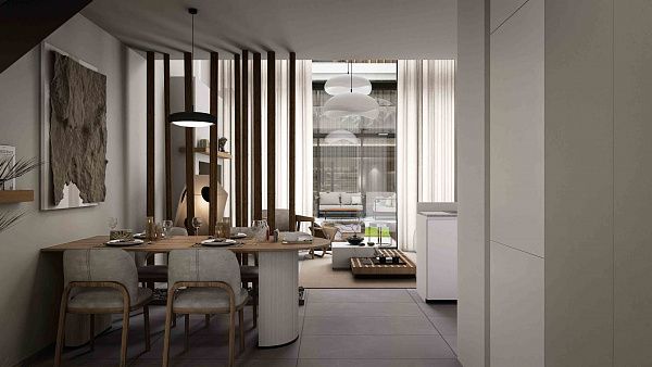 2-комнатные апартаменты loft 98м2 с балконом