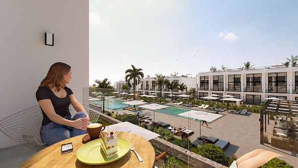 Квартира Penthouse 2+1 Loft 80 м2 в новом комплексе в Бахчели