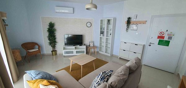 2-комнатные апартаменты 60 м2 с террасой 11 м2, с мебелью и техникой