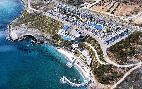 3-комнатные апартаменты 88 м2 с террасой 40 м2 в элитном комплексе в 150 метрах от собственного пляжа