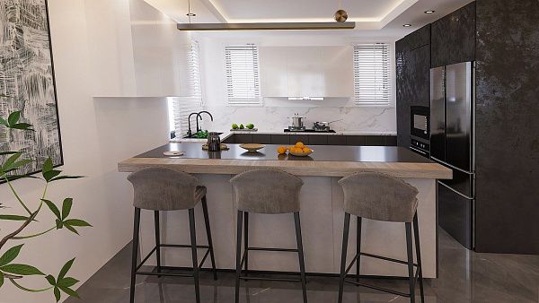 2-комнатные Loft апартаменты 66 м2 в 5 минутах от моря 