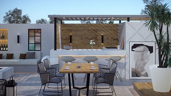 Квартира 2+1 loft - Penthouse 142 м2 c большой террасой на крыше 53 м2 в Эсентепе