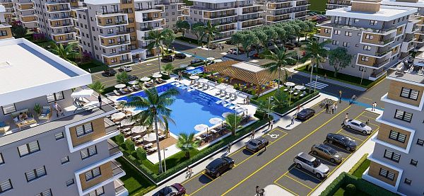 Квартира Penthouse 3+1( 150 м2 ) в  красивом комплексе в Гечиткале