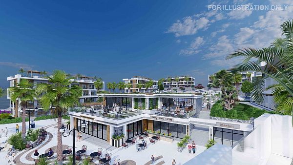Студия penthouse 34 м2 с террасой на крыше 20 м2 в 350 метрах от моря!