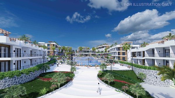 Студия penthouse 34 м2 с террасой на крыше 20 м2 в 350 метрах от моря!