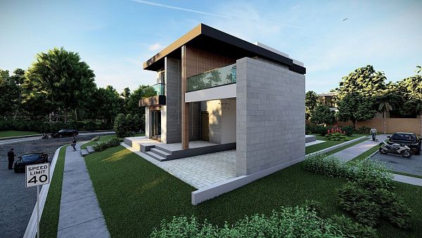 Вилла 4+1 (250 м2) с участком земли в новом комплексе в Лапте
