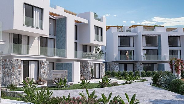 Квартира 2+1 Penthouse 105 м2 c двумя террасами в красивом комплексе в Татлысу