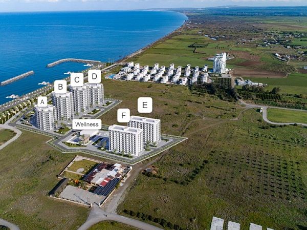 Трехкомнатная квартира 104 м2 в новом комплексе в Гюзельюрте