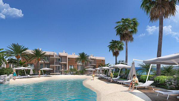 2-комнатные апартаменты 60 м2 в роскошном комплексе у моря