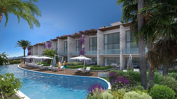 2-комнатные апартаменты 50 м2 с террасой 10 м2 в роскошном комплексе с видом на море