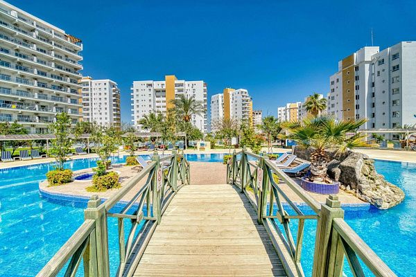 2-комнатные апартаменты 65 м2 с террасой 15 м2 в курортном комплексе