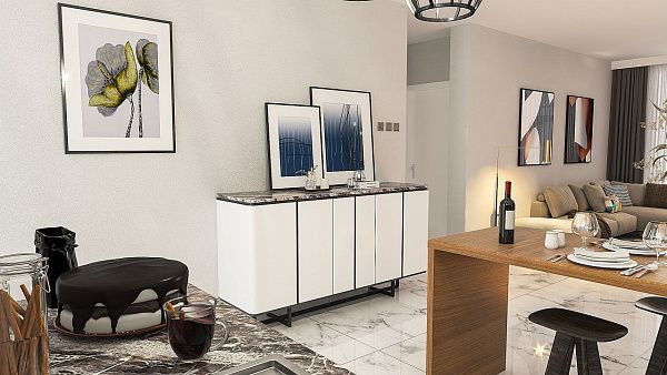 3-комнатные апартаменты 75 м2 + 38 м2 терраса в элитном комплексе в 300 метрах от пляжа