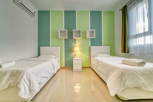 3-комнатные апартаменты 79 м2 с балконом 15 м2 в СПА-комплексе в 600 метрах от песчаного пляжа