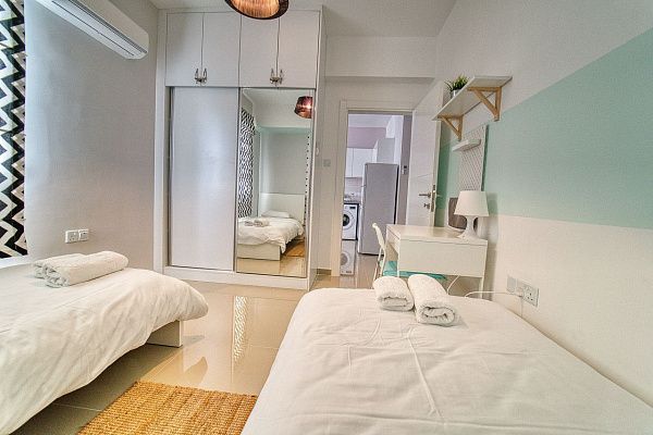 2-комнатные апартаменты 60 м2 + 11 м2 балкон В СПА-комплексе в 600 метрах от песчаного пляжа