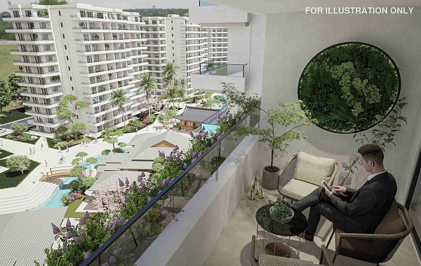2-комнатные апартаменты 60м2 с балконом 11м2