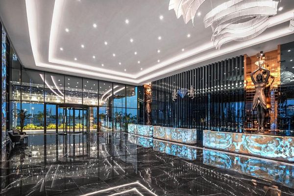 Студия 53 м2 с террасой в элитном комплексе в 700 метрах от пляжа