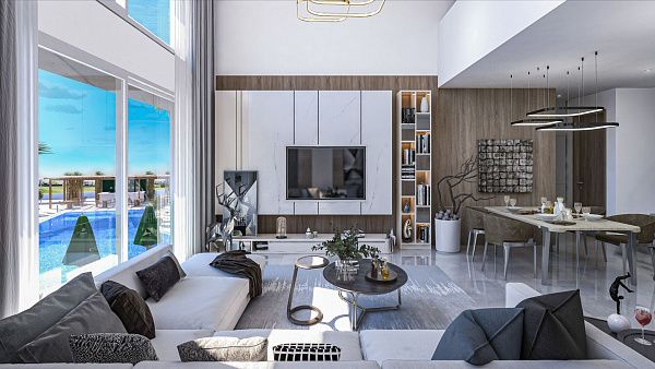3-комнатные апартаменты loft 125 м2 с террасой в Енибоазичи