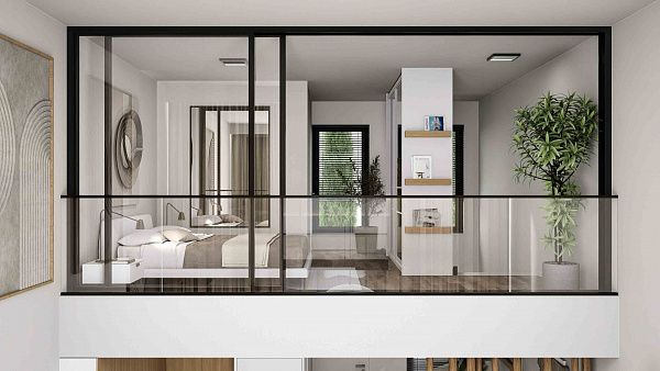 2-комнатные апартаменты loft 98м2 с балконом