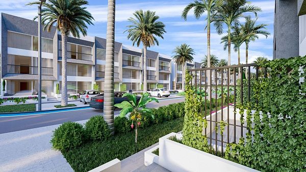 2-комнатные апартаменты loft 56 м2 в новом комплексе в 600 метрах от пляжа