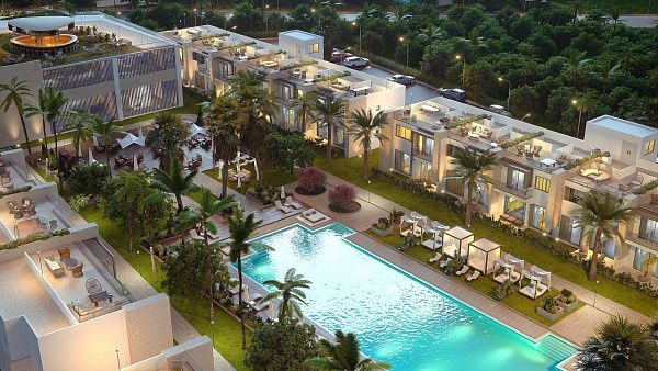 Студия 55 м2 с садом недалеко от пляжа Лонг-Бич