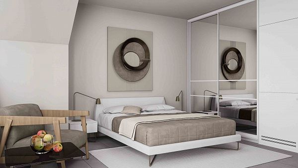 Студия penthouse 50м2 с террасой на крыше 45м2