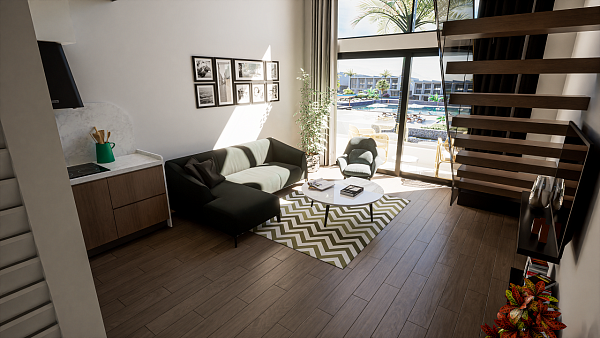 Квартира 1+1 Penthouse 57 м2 в новом комплексе в 200 метрах от моря