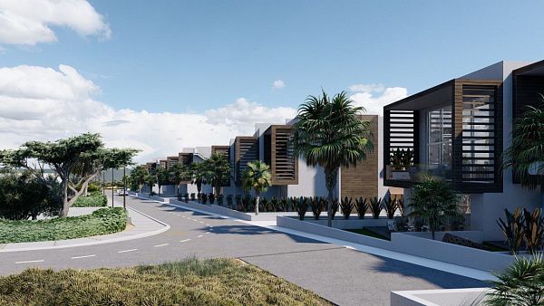 3-комнатные апартаменты 90 м2 с садом в новом комплексе в Эсентепе