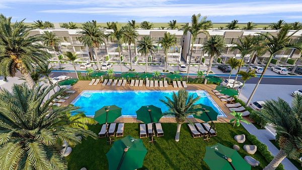 2-комнатные апартаменты loft 56 м2 в новом комплексе в 600 метрах от пляжа