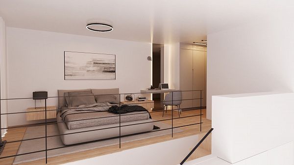 Квартира 2+1 (112 м2) Duplex с балконом  (12 м2 )в новом комплексе в Боазе 