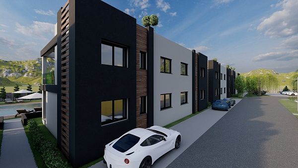 Квартира 2+1 (80 м2) с садом в новом комплексе в Боазе