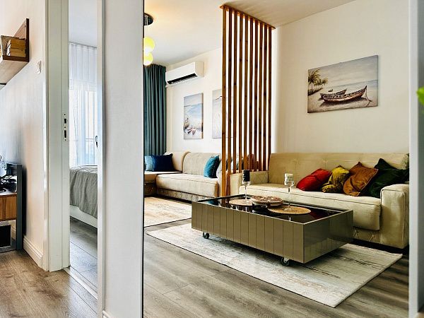 2-комнатные апартаменты 65 м2 с террасой 15 м2 в курортном комплексе
