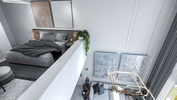 3-комнатные апартаменты loft 105 м2 с террасой 20 м2