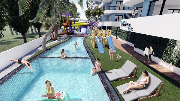 3-комнатные апартаменты 75 м2 в современном комплексе Искеле