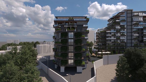 Квартира 3+1 (117м2  ) в роскошном современном комплексе в центре Кирении