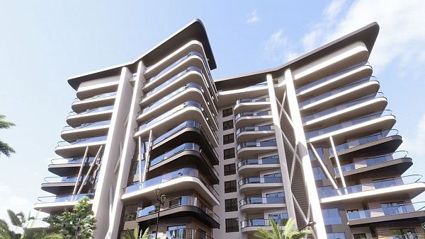 Трехкомнатная квартира 84 м2 в 450 метрах от пляжа "Long Beach"
