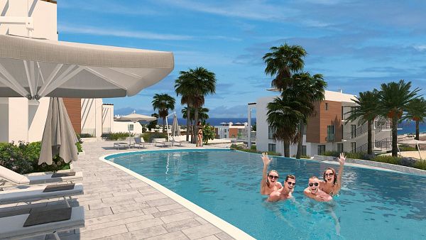 2-комнатные апартаменты 60 м2 в новом роскошном комплексе у моря