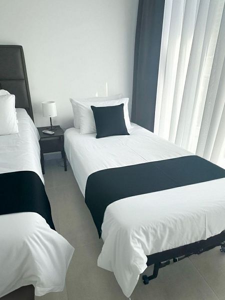 2-комнатные апартаменты 69 м2 с террасой 13 м2 в курортном комплексе