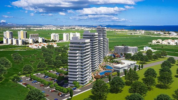 2-комнатные апартаменты 78м2 в 700 метрах от пляжа "Лонг бич"
