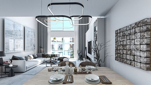 3-комнатные апартаменты loft 125 м2 с террасой в Енибоазичи