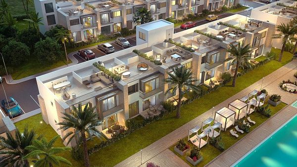 2-комнатные апартаменты 60 м2 с садом рядом с пляжем  Лонг-Бич