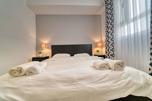 2-комнатные апартаменты 60 м2 + 11 м2 балкон В СПА-комплексе в 600 метрах от песчаного пляжа