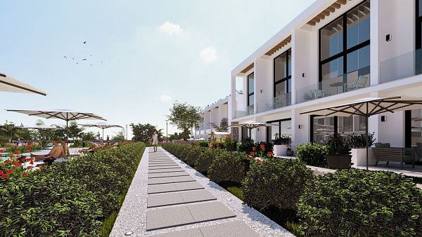 Квартира Loft 1+1 Penthouse 64 м2 с двумя террасами в Бахчели